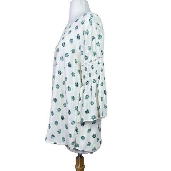 Loft Blouse Size Small Palm Leaf - Picture 2 of 5